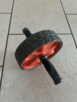Core Ab Wheel Roller- Orange Wheel, Black Handles