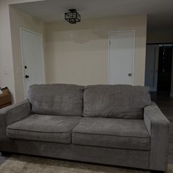 Queen Sleeper Sofa - Modern Gray - $100 MUST GO