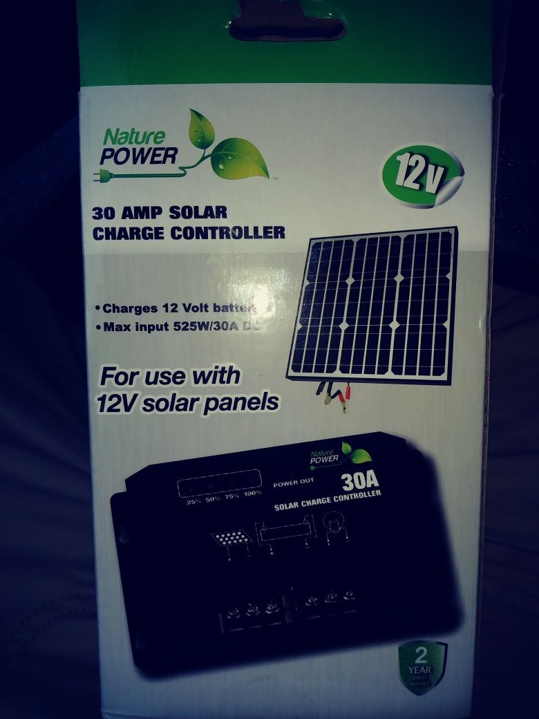 Nature power 30 amp solar charge controller