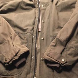Filson All Season Raincoat Style 1438N Wax Jacket Size L