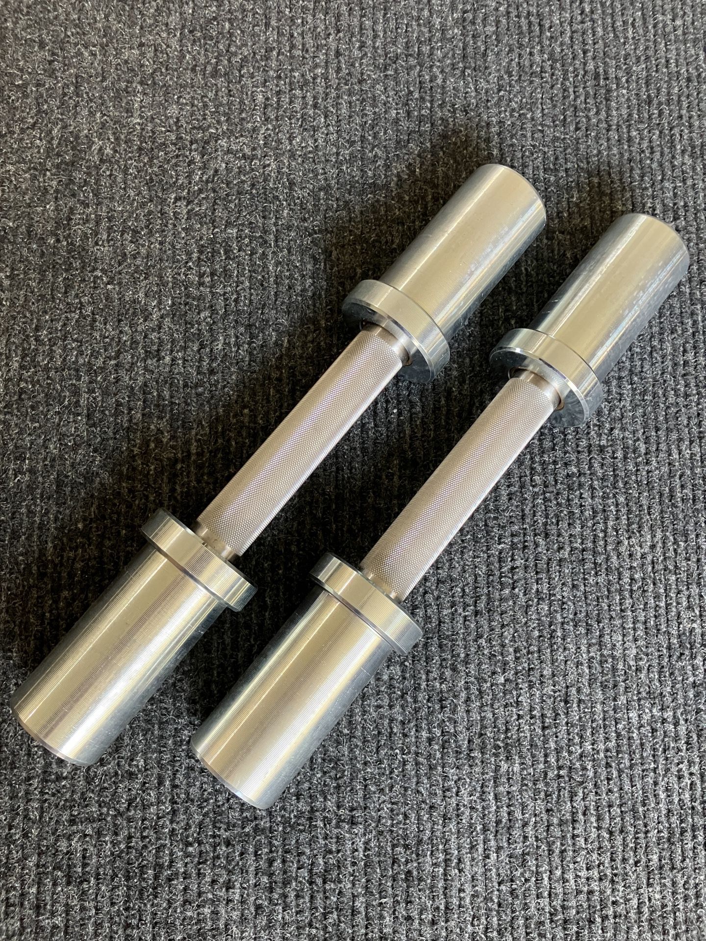 ROGUE FITNESS DB-10 STAINLESS/ZINC DUMBBELLS EXCELLENT CONDITION