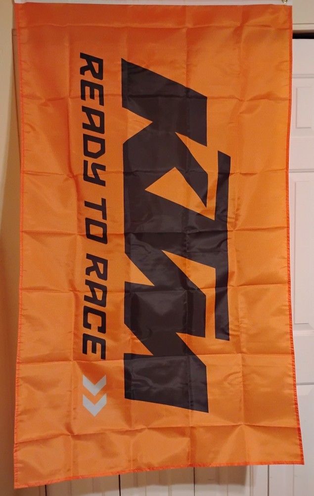 KTM Racing Banner 3 x 5 Ft NEW
