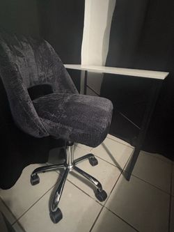 Black/dark grey Rolling desk chair