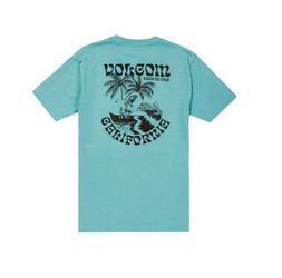 Volcom Goalden Bear Short Sleeve Tee – Cali Blue Heather