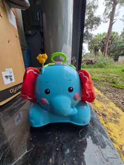 Fisher-Price Elephant Baby Bounce and Ride Toy