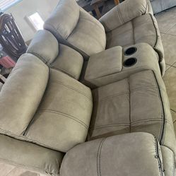 3 Piece Reclining Sofa Set
