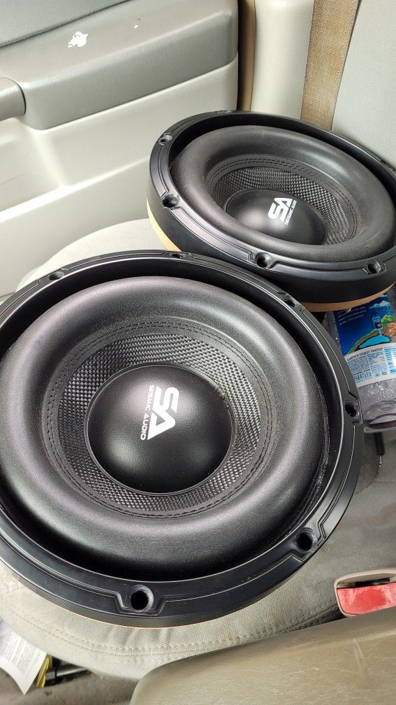 Two 10" Subs 800rms-1000rms Each Dual 4ohm