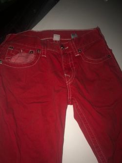 Red true religion pants (read description)
