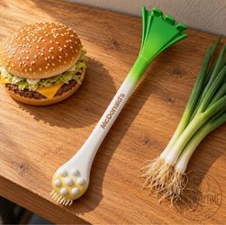McDonald’s China Green Onion Leek Collectible Back Scratcher