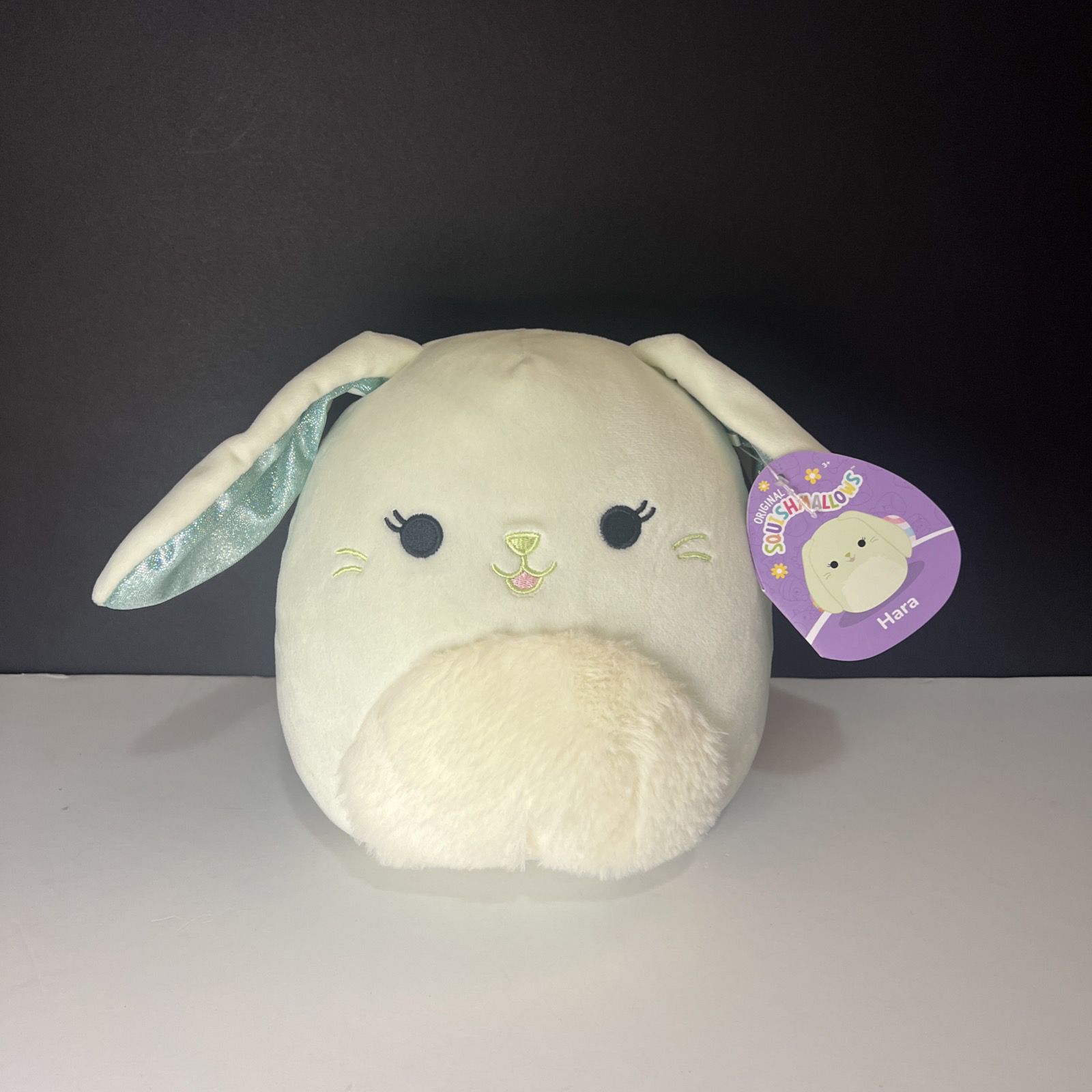 8" HARA green BUNNY Rabbit w/ FUZZY tummy -Easter Spring 2023 NWT Squishmallows
