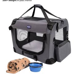 Portable dog crate (new) (Read ad before messaging) 