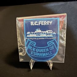 VTG BC FERRY MV QUEEN OF VICTORIA Iron On Patch