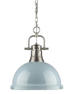 1-Light  Single Dome Modern Pendant - New