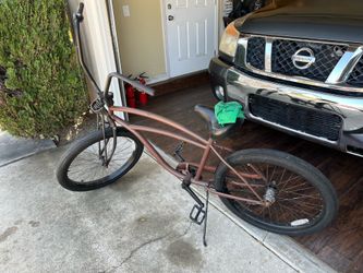 Beach cruiser custom ape hangers