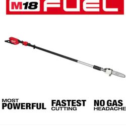 Milwaukee
J
M18 FUEL 10 in. 18V Lithium-Ion Brushless Electric Cordless Telescoping Pole Saw, 13 ft. Length (Tool-Only