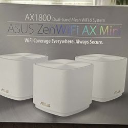 Asus ZenWiFi AX Mini (WiFi 6 Mesh System)