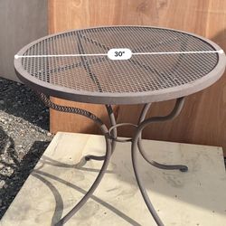 Iron Patio Table