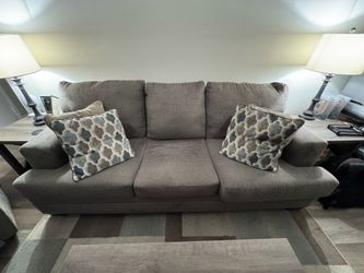 Gray Fabric Sofa