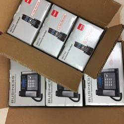 RCA 3 Pack Desk+Cordless Bundle, 4-Line Expandable Phone System