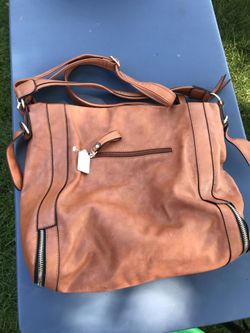 Purse tan-brown
