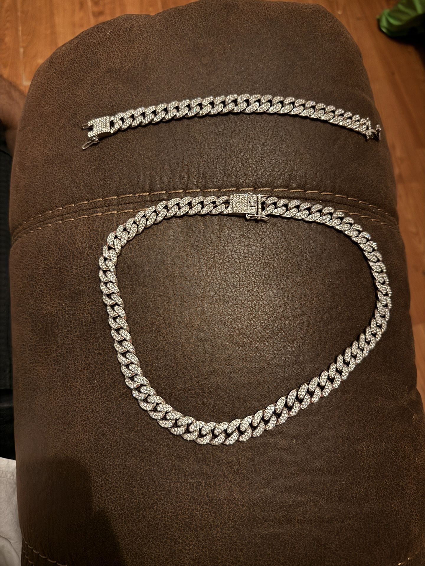 Iced Out Chain & Bracelet