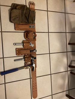 Homemade scaffold belt