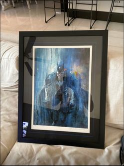 Sideshow Collectibles Batman Knight Reign Fine Art Lithograph Signed 