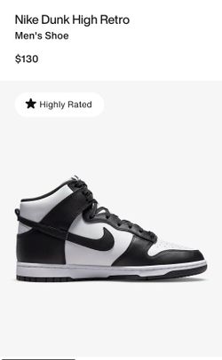 New Nike Dunk Hi Retro Size 9.5 Mens
