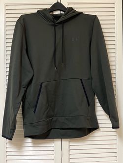 Under Armour Men’s Dark Gray Pullover Coldgear Hoodie - Size Large - VGUC
