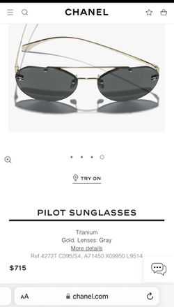 chanel pilot glasses