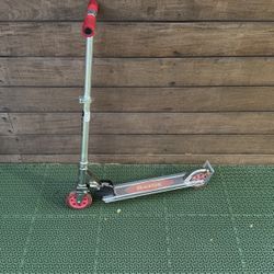 Razor A3 Kick Scooter for Kids Ages 5+ - Larger Wheels, Front Suspension, Wheelie Bar, Lightweight, Foldable, Aluminum Frame, and Adjustable Handlebar