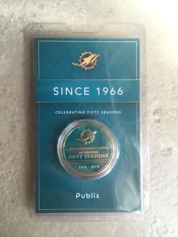 Miami Dolphins Fifty Seasons Commemorative Coin