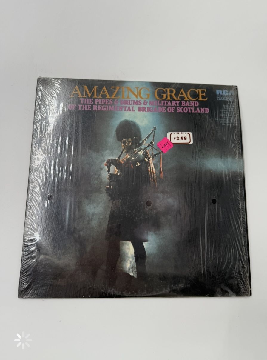 The Pipes & Drums Regimental Brigade of Scotland Amazing Grace LP 1972 RCA