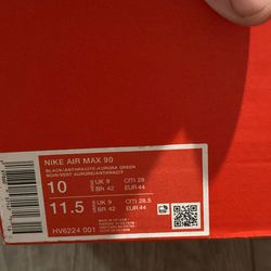 Air Max 90 size 10