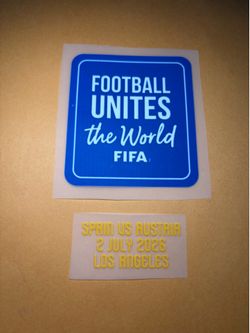 World a cup Patches & Match detail Spain vs Austria