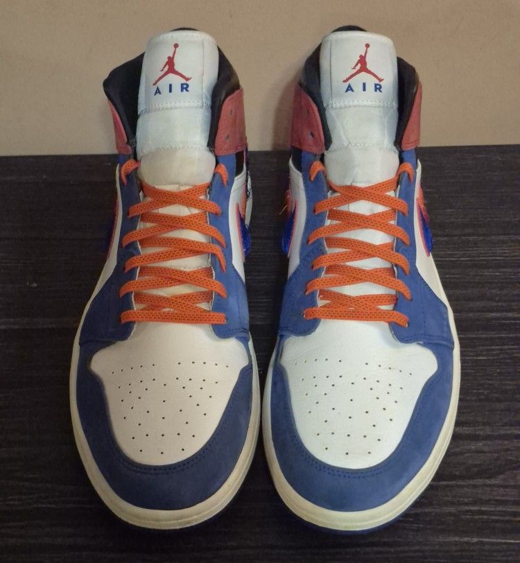 Jordan 1 Mid Multicolored Swoosh - Mn(Sz 13)