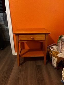 Wooden night stand