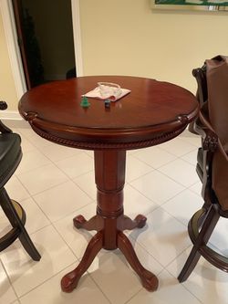 Estate sale! Wooden high top table