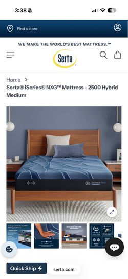 Free Mattress - Serta Hybrid (Queen) - Used
