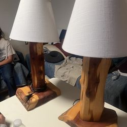 Handmade Mesquite Lamps 