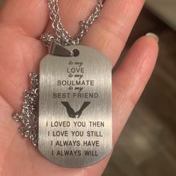 Men Pendant Necklace For Valentines 