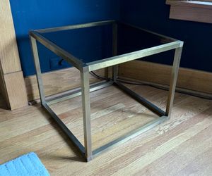 Midcentury modern side table or coffee table or nightstand or for between sectional sofa pieces