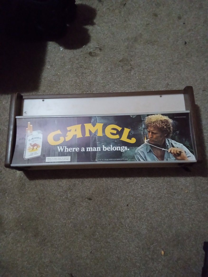 1981 Vintage Camel Sign