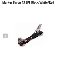 marker baron EPF 13 alpine touring frame binding