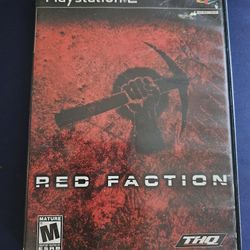 Red Faction Sony PlayStation 2 PS2 Video Game CIB Complete In Box With Manual