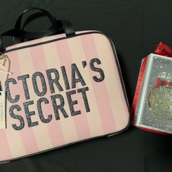 Victoria’s Secret Toiletry/Cosmetic Bag & Perfume