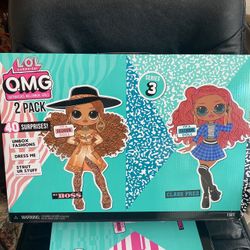 LOL SURPRISE OMG DOLLS 2 PACK - Da Boss And Class Prez
