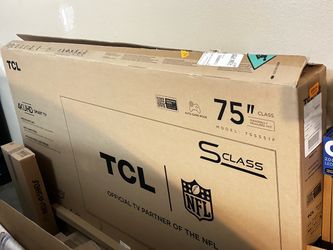TLC 75in TV with extended warranty till 2029