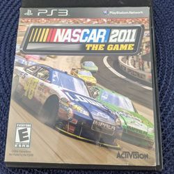 PS3  Nascar 2011 The Game.
