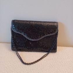 Glitter black purse (good condition)